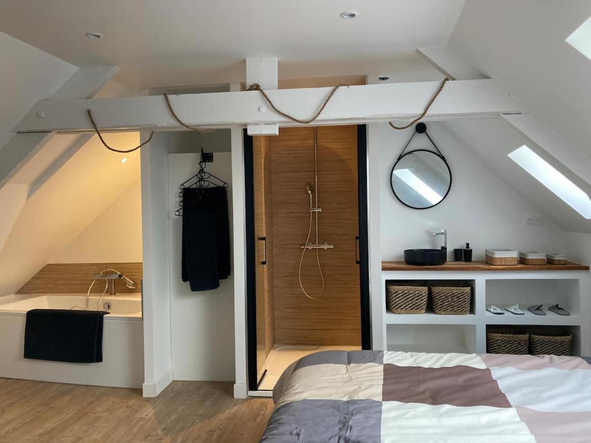 Appartement cosy en duplex à 50m de la plage Le Portel Exterior foto